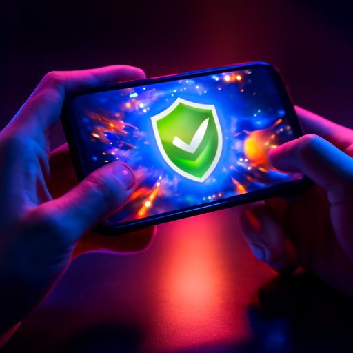 win real money online secure app shield icon on phone
